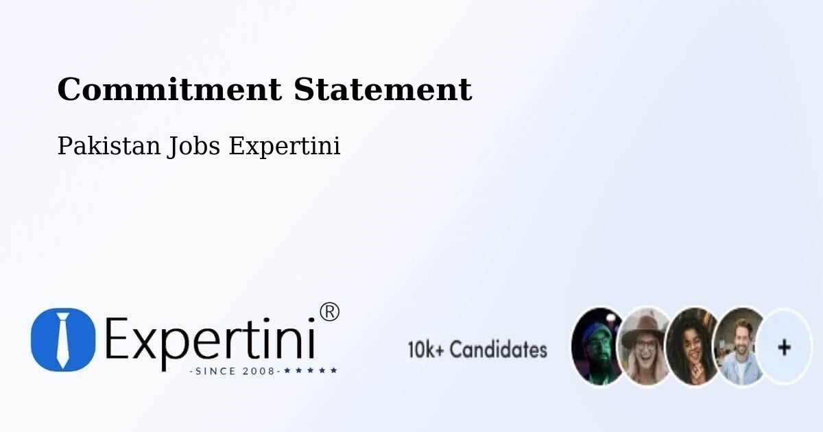 Corporate Commitment – Khewra - Pakistan Jobs Expertini