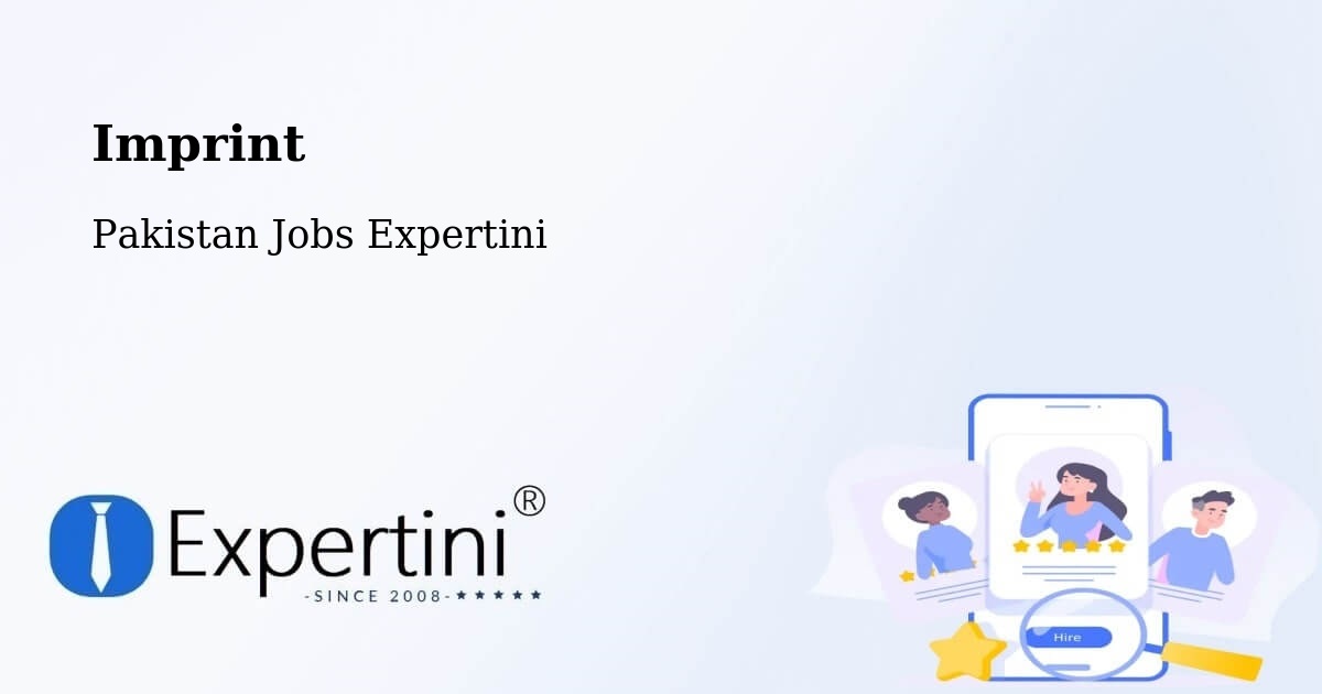 Imprint – Khewra - Pakistan Jobs Expertini